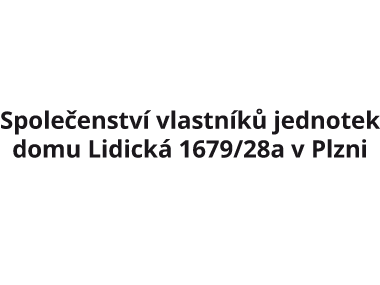 Společenství vlastníku jednotek domu Lidická 28a